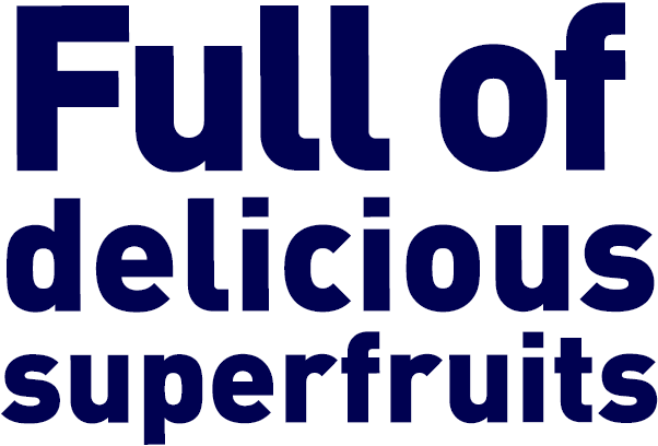 Full of delicious superfruits